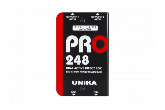 An Image of the front of the UNiKA Pro DI Box