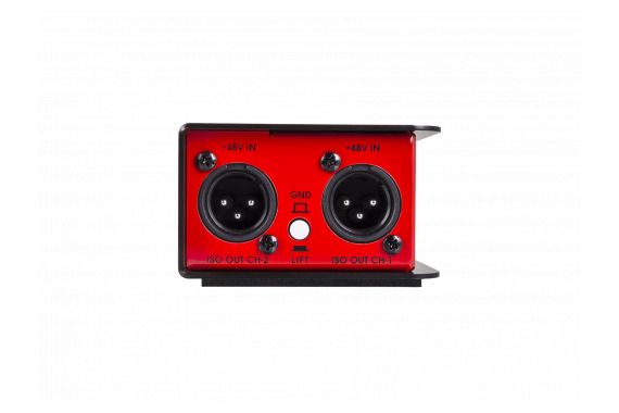 An Image of the bottom of the unit showing the xlr connections of the device