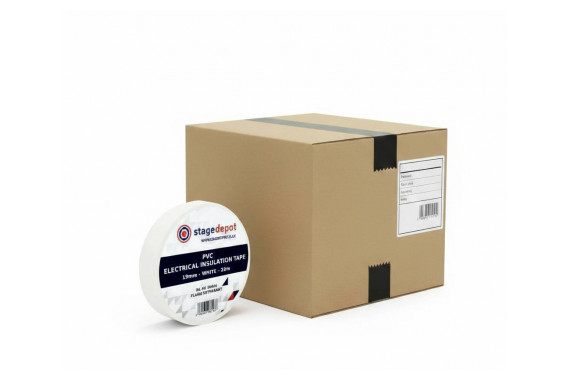 An image of the Stage Depot tapes with box