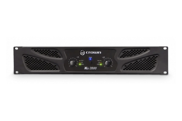 An Image of the front of the XLI 3500 powered amp