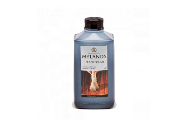 Mylands Black Polish 1 litre for ebonising or colouring other polishes