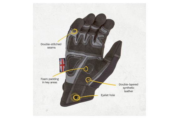 An image of the inside of the gloves