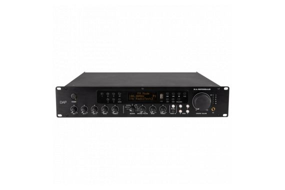 An Image of the front of the DAP Audio 4-zone Mixer Amp