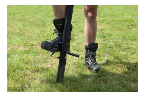 An Image of the TerraFix ground anchors being installed