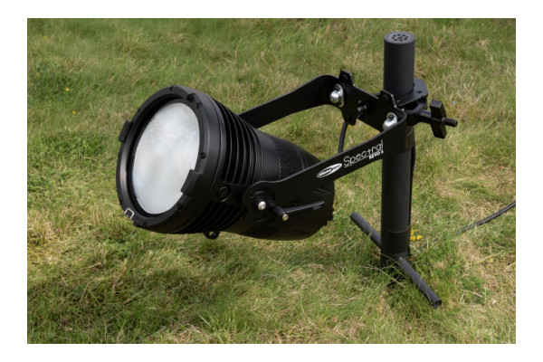 A light fixture attached to the TerraFix 1
