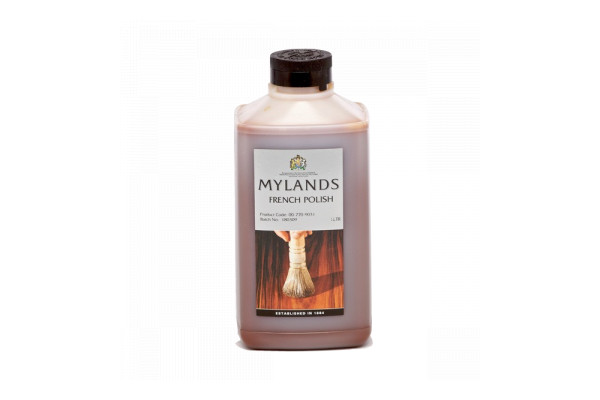 Mylands French Polish 1 litre produces a warm and dark transparent coating