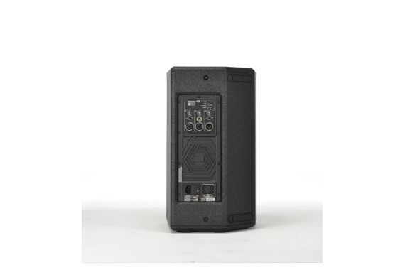 A Closer image of the back of the Montarbo speaker showing the data and power connections