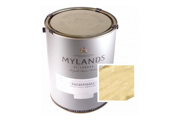 Mylands Rich Gold Metallic Paint (Acrylic) 1 Litre