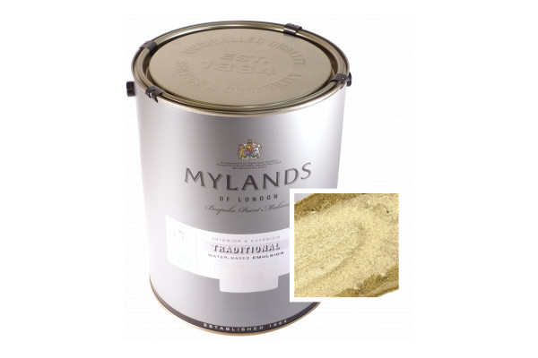 Mylands Pale Gold Metallic Paint (Acrylic) 5 Litre