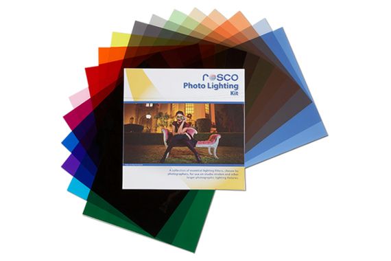 An Image of the Rosco Photo lighting gel filter kit
