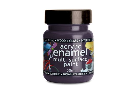 Polyvine Acrylic Enamel Paint Purple 50ml