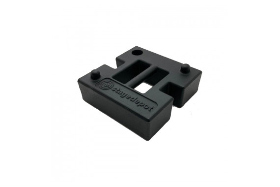 Out Stage Depot 12.5kg theatrical stage weight in black