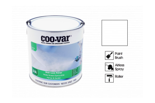 Coo-Var Stain Lock Sprayable Paint Primer 2.5L