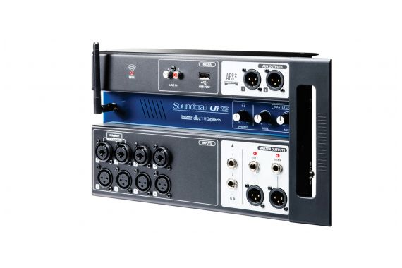 An Image of the front of the Soundcraft Ui12 Digital Mixer