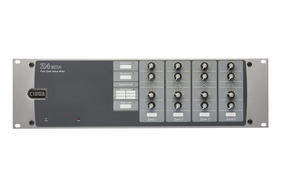 An Image of the front of the Cloud Mixer showing the controls for each of the 