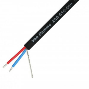 An Image of the end of the Van Damme DMX cable