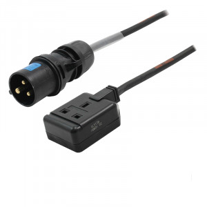 An image of the 16A PCE plug to masterplug socket