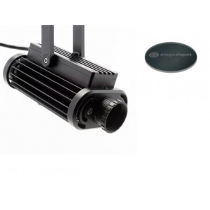 An image of the Rosco image spot with custom black and white glass gobo