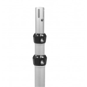 An Image of the pipe and drape upright