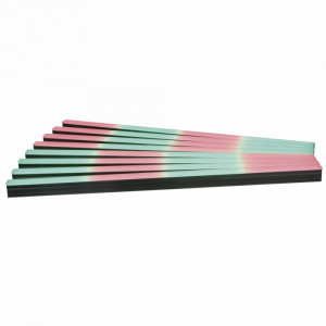 An Image of the 8 pack of LED battens with frost