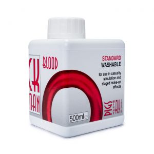 An Image of the front of the Nick Dudman Standard Washable Blood in a 500ml container