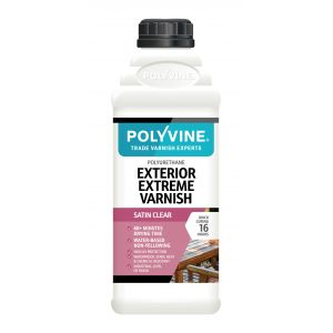 An Image of the front of the Polyvine Extreme Satin Extreme Varnish