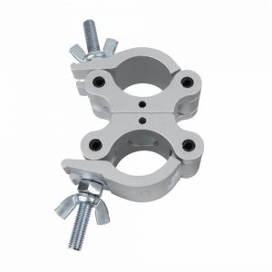 An Image of the Showgear Half coupler in silver