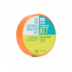 An image of the advanced 19mm PVC tape orange