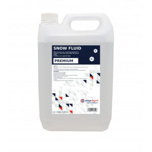 A bottle of Stage Depot Snow Fluid