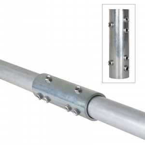 eLumen8 48mm Scaffold Tube Joiner – Zinc