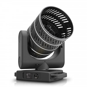 An Image of the Midi-B FX LED wash with the FX rings around the outside of the fixture