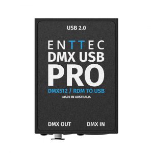 An Image of the front of the Entec DMX USB Pro