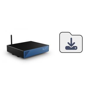 An Image of the ChamSys DIN with the download code next to the unit