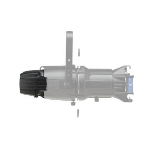 An Image of the back of the ETC source four with the upgrade pack attached to the rear of the fixture