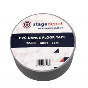 An Image of a roll of the Stage Depot Grey Dance Floor tape