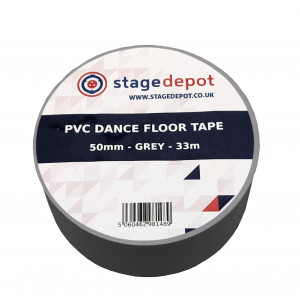 An Image of a roll of Stage Depot Grey Dance Floor Tape