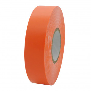 A roll of the RS 777 electrical PVC tape in orange