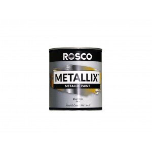 An Image of the Rosco Steel Silver metallic tin