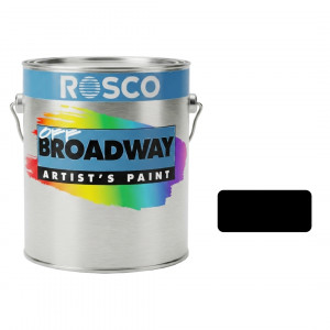 An image of the Rosco Off Broadway Black Paint