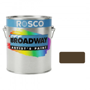 A tub of the Rosco Off Broadway Earth Umber