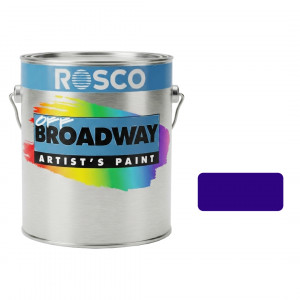 A tub of the Rosco Off Broadway Ultramarine Blue