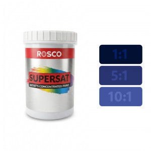 A tub of the Rosco Supersaturated Paint 1L