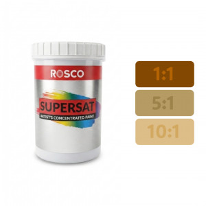 An image of the Rosco Supersaturated 1L Raw Sienna