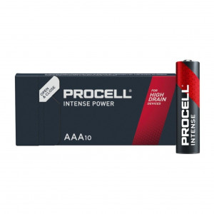 A box of 10 Duracell Procell Batteries 