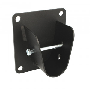 An Image of the front of the Doughty wall hanger in black