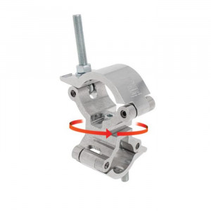 Doughty T57425 Mammoth 63mm to 51mm Swivel Couple in natural silver finish