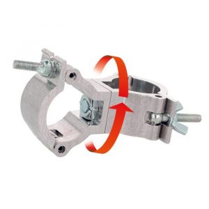An Image of the Doughty Swivel Coupler in silver