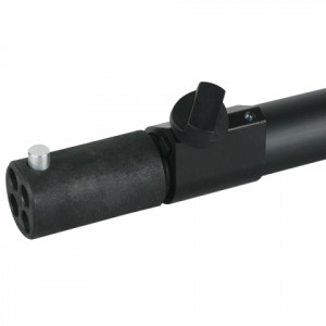 An Image of the top of the pipe and drape system