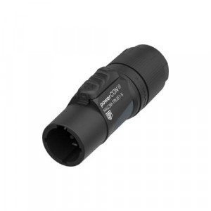 An image of the True1 Male IP65 connector in black