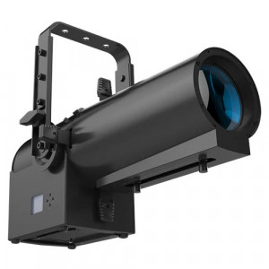An Image of the front of the zoomspot with a view of the screen on the side of the fixture
